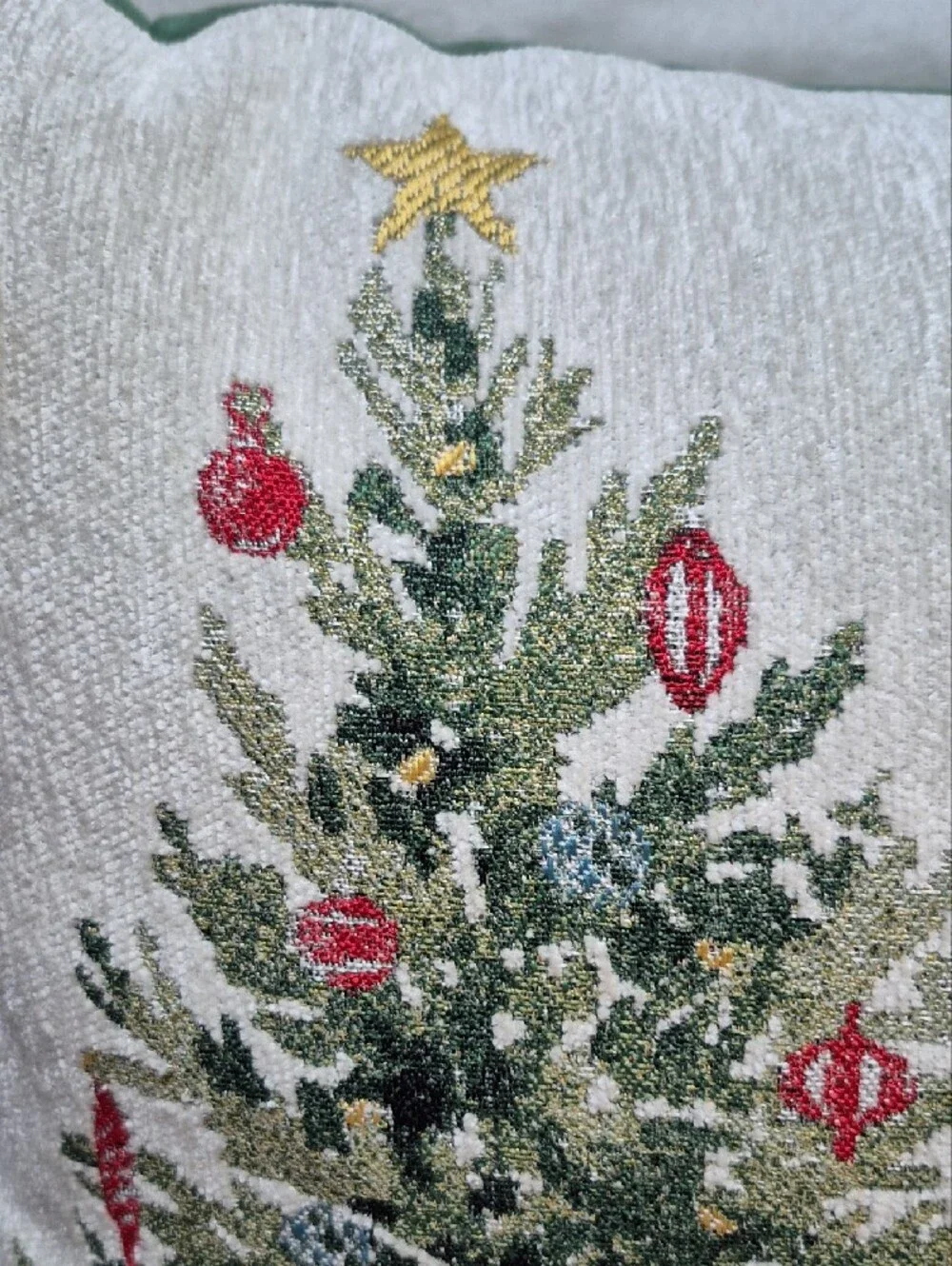 Christmas Brentwood Original Throw Pillow - Green/Red